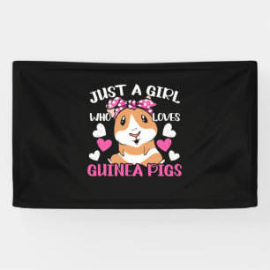 Gewoon een meisje dat van Guinee houdt Spandoek