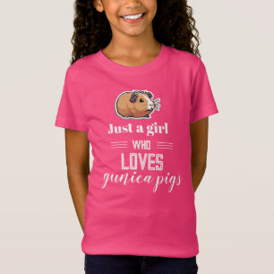 Gewoon een meisje dat van Guinee houdt T-shirt