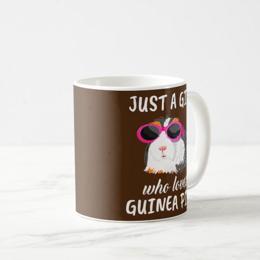 Gewoon een meisje dat van Guinee Pigs Clothes Guin Koffiemok (Voorkant rechts)