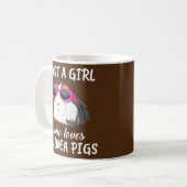 Gewoon een meisje dat van Guinee Pigs Clothes Guin Koffiemok (Voorkant links)