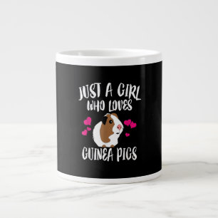 Gewoon een meisje dat van Guinee Pigs Guinee houdt Grote Koffiekop