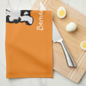 Gewoon een meisje dat van haar Bernedole houdt Theedoek (Quarter Fold)