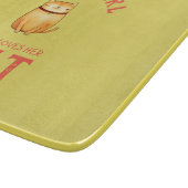 Gewoon een meisje dat van haar Cat houdt Snijplank (Hoek)