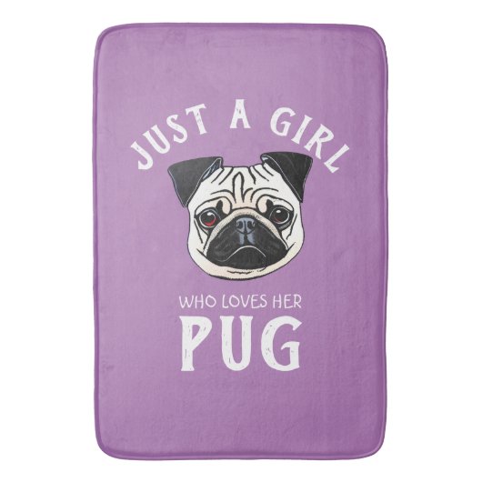 Gewoon een meisje dat van haar houdt badmat (Voorkant Verticaal)