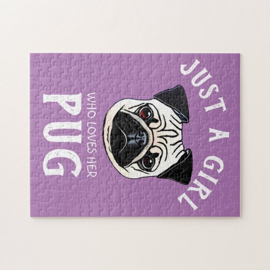 Gewoon een meisje dat van haar houdt legpuzzel (Horizontaal)