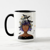 Gewoon een meisje dat van Halloween Costume Beauty Mok (Links)