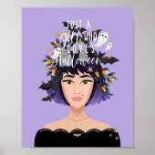 Gewoon een meisje dat van Halloween Costume Beauty Poster (Voorkant)