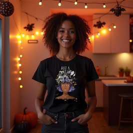Gewoon een meisje dat van Halloween Costume Beauty T-shirt