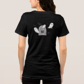 Gewoon een meisje dat van Halloween Costume Beauty Tri-Blend Shirt (Achterkant)