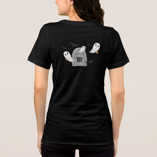 Gewoon een meisje dat van Halloween Costume Beauty Tri-Blend Shirt (Achterkant)