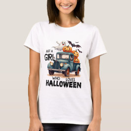 Gewoon Een Meisje Dat Van Halloween Houdt - Hallow T-shirt