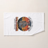 Gewoon Een Meisje Dat Van Halloween Postdienst Gra Handdoek (Handdoek)