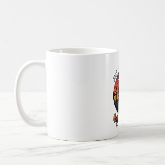 Gewoon Een Meisje Dat Van Halloween Postdienst Gra Koffiemok (Links)