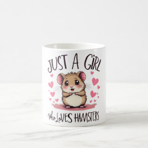 Gewoon een meisje dat van Hamsters houdt Koffiemok
