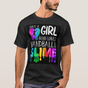 Gewoon een meisje dat van Handball houdt en van sl T-shirt