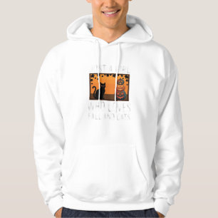 Gewoon een meisje dat van herfst en katten houdt_1 hoodie