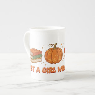 Gewoon een meisje dat van Herfst houdt - Autumn Lo Porselein Kop