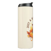 Gewoon een meisje dat van Herfst houdt - Gezellige Thermosbeker (Gedraaid links)