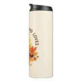 Gewoon een meisje dat van Herfst houdt - Gezellige Thermosbeker (Geroteerd rechts)