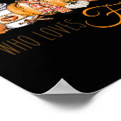 Gewoon een meisje dat van Herfst Pumpin Spice Latt Poster (Hoek)