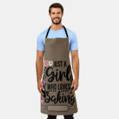 Gewoon een meisje dat van het baken houdt schort (Gedragen)