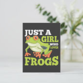 Gewoon een meisje dat van het Dierenvriend van de  Briefkaart (Staand voorkant)