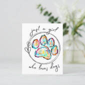 Gewoon een meisje dat van Honden houdt (Staand voorkant)