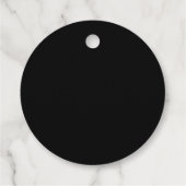 gewoon een meisje dat van honden houdt bedankjes labels (Achterkant)