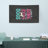 Gewoon Een Meisje Dat Van Honden Houdt Spandoek (Beurs)