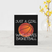 Gewoon een meisje dat van honkbalsport houdt kaart (Gele Bloem)