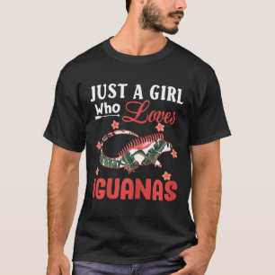 Gewoon een meisje dat van Iguanas Kind houdt T-shirt