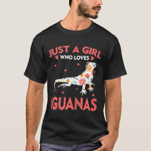 Gewoon een meisje dat van Iguanas Kind houdt T-shirt