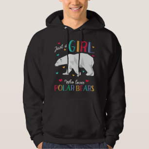 Gewoon een meisje dat van ijsberen houdt T-shirt I