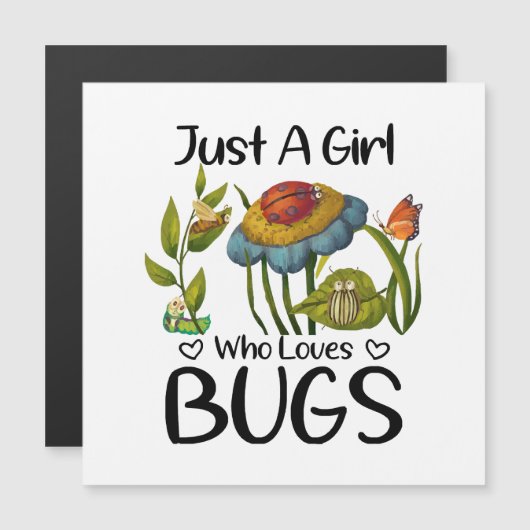 Gewoon een meisje dat van insecten houdt (Voorkant / Achterkant)