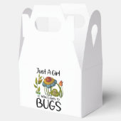 Gewoon een meisje dat van insecten houdt bedankdoosjes (Geopend)