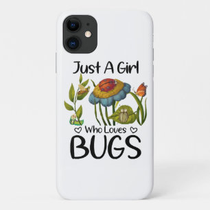 Gewoon een meisje dat van insecten houdt Case-Mate iPhone case