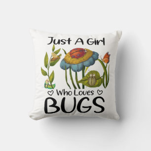 Gewoon een meisje dat van insecten houdt kussen