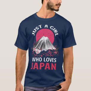 Gewoon een meisje dat van Japan houdt T-shirt