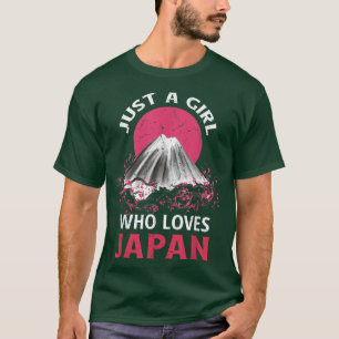 Gewoon een meisje dat van Japan houdt T-Shirt