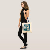 Gewoon een meisje dat van Jean houdt Tote Bag (Voorkant (model))