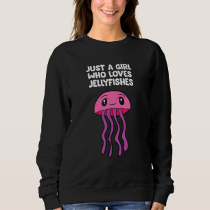 Gewoon een meisje dat van Jellyfishes Pet Jellyfis Trui