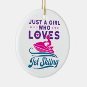 Gewoon een meisje dat van Jet Skiing PWC houdt Keramisch Ornament (Rechts)