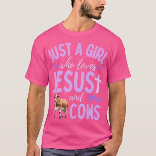 Gewoon een meisje dat van Jezus houdt en Christeli T-shirt (Voorkant)