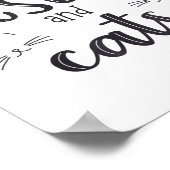 Gewoon een meisje dat van Jezus houdt en katten 3 Poster (Hoek)