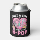 Gewoon Een Meisje Dat Van K-Pop Houdt Blikjeskoeler (Blikje Voorkant)