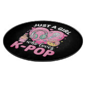 Gewoon Een Meisje Dat Van K-Pop Houdt Snijplank (Hoek)