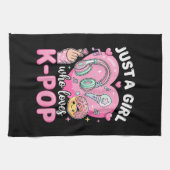 Gewoon Een Meisje Dat Van K-Pop Houdt Theedoek (Horizontaal)
