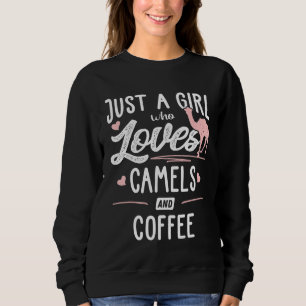 Gewoon een meisje dat van kamelen en koffievrouwen trui