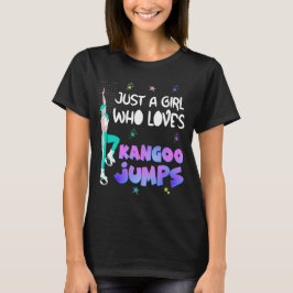 Gewoon een meisje dat van Kangoo JPompen houdt T-shirt