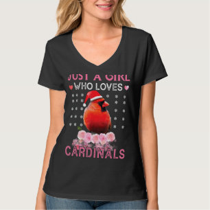 Gewoon een meisje dat van kardinaal Bird houdt, ov T-shirt